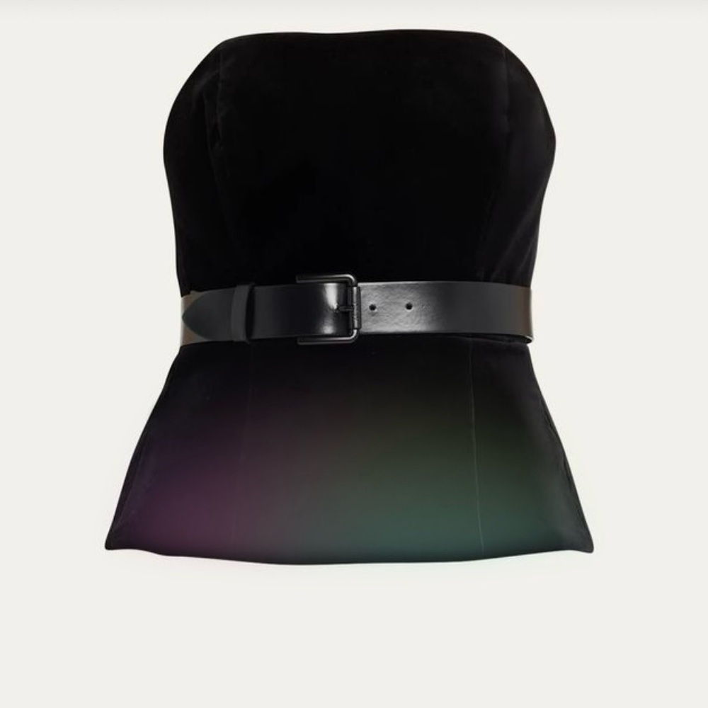 Max Mara velvet corset top. Size IT40(US4). Worn ONCE. Pristine condition!